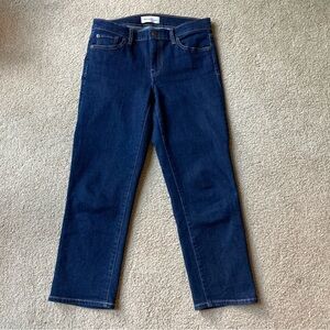 Gap Slim Crop Women’s Denim Jeans Sz 27 Dark Blue Wash Office Casual Capsule